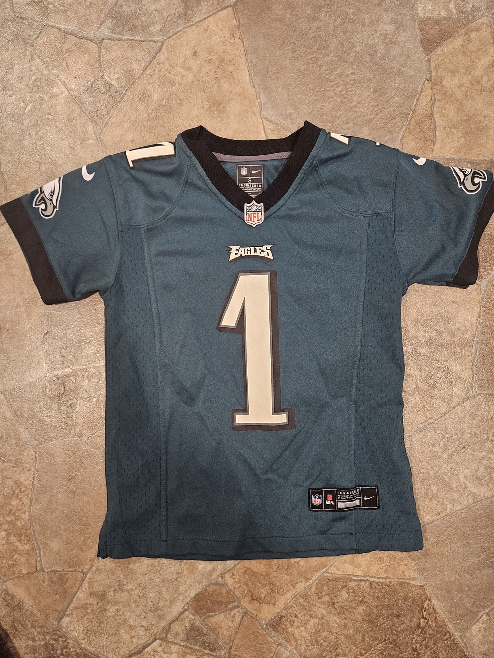 NFL Philadelphia Eagles Kids Hurts Jersey in Midnight Green